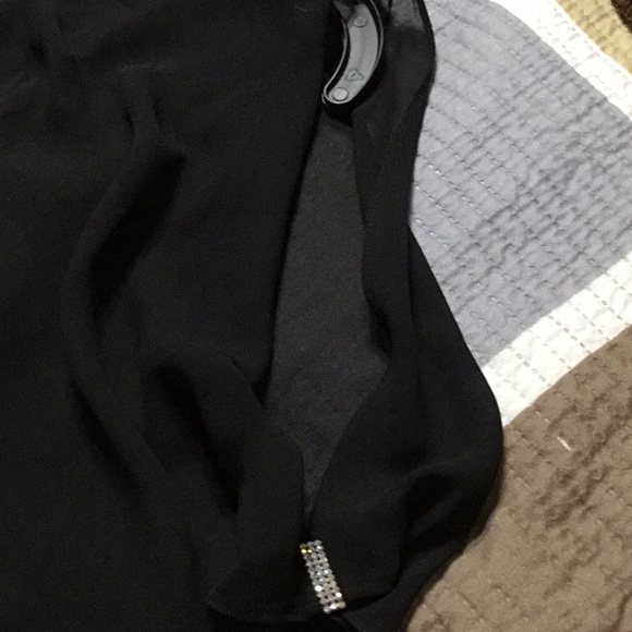 NWT Elegant Holiday or Special Event Black Dress. - Picture 6 of 7